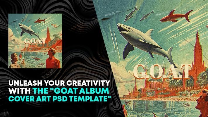 Unleash Your Creativity with the "Goat Album Cover Art PSD Template"