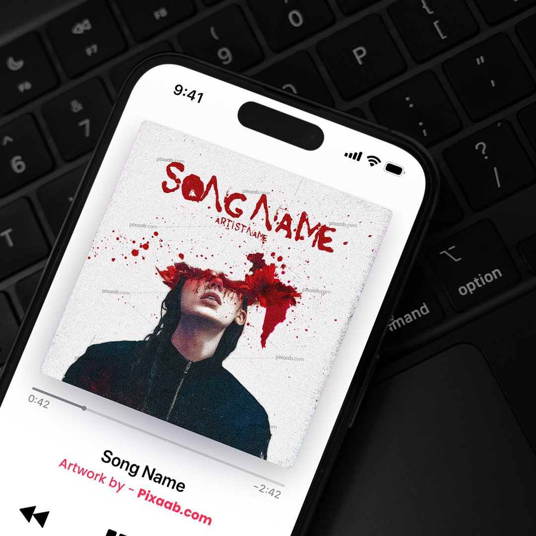 Sorry Album Cover Art PSD Template