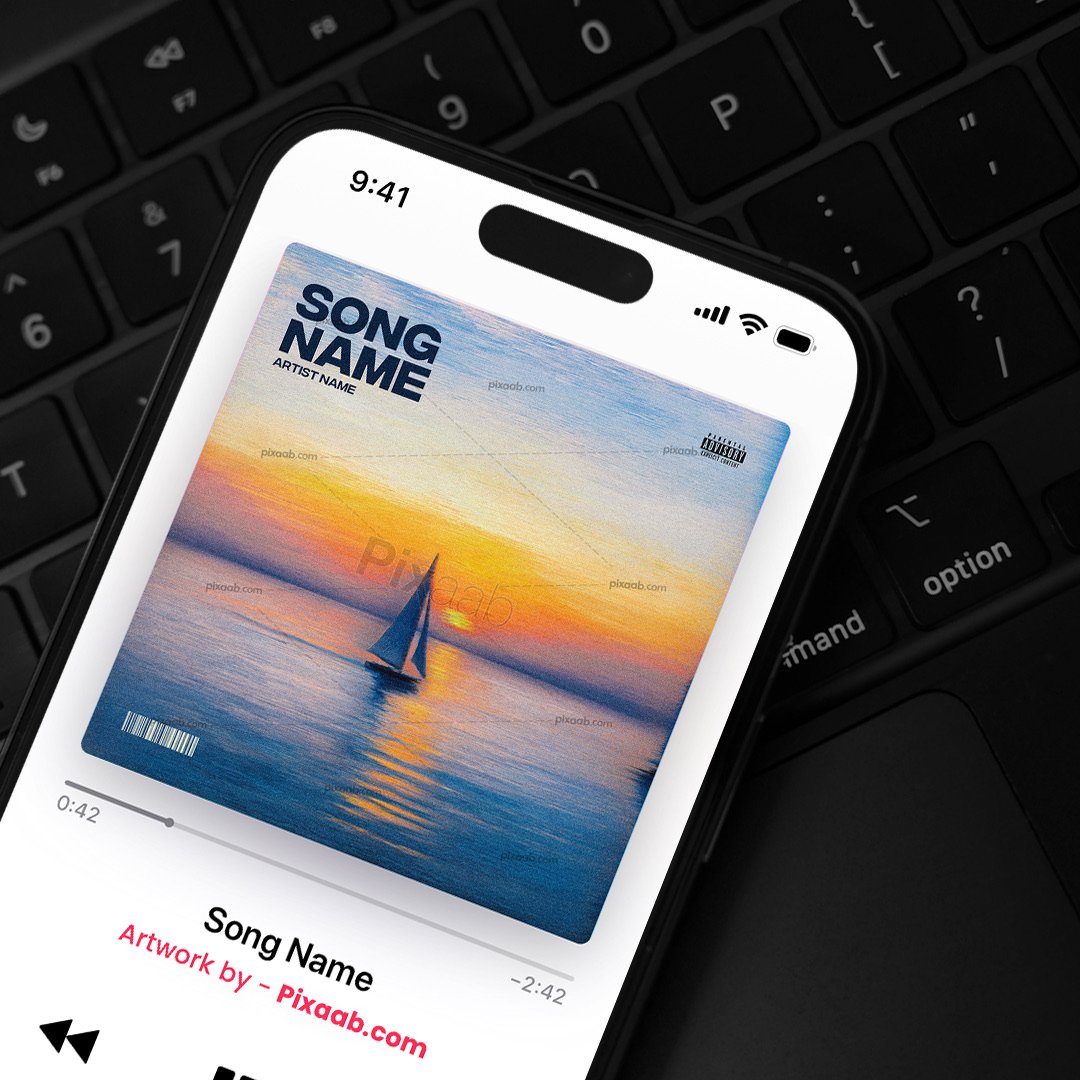 The River Album Cover Art PSD Template